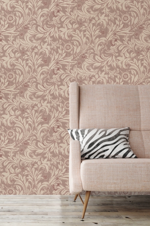 Обои Aura Old English Archives M1171 фото в интерьере